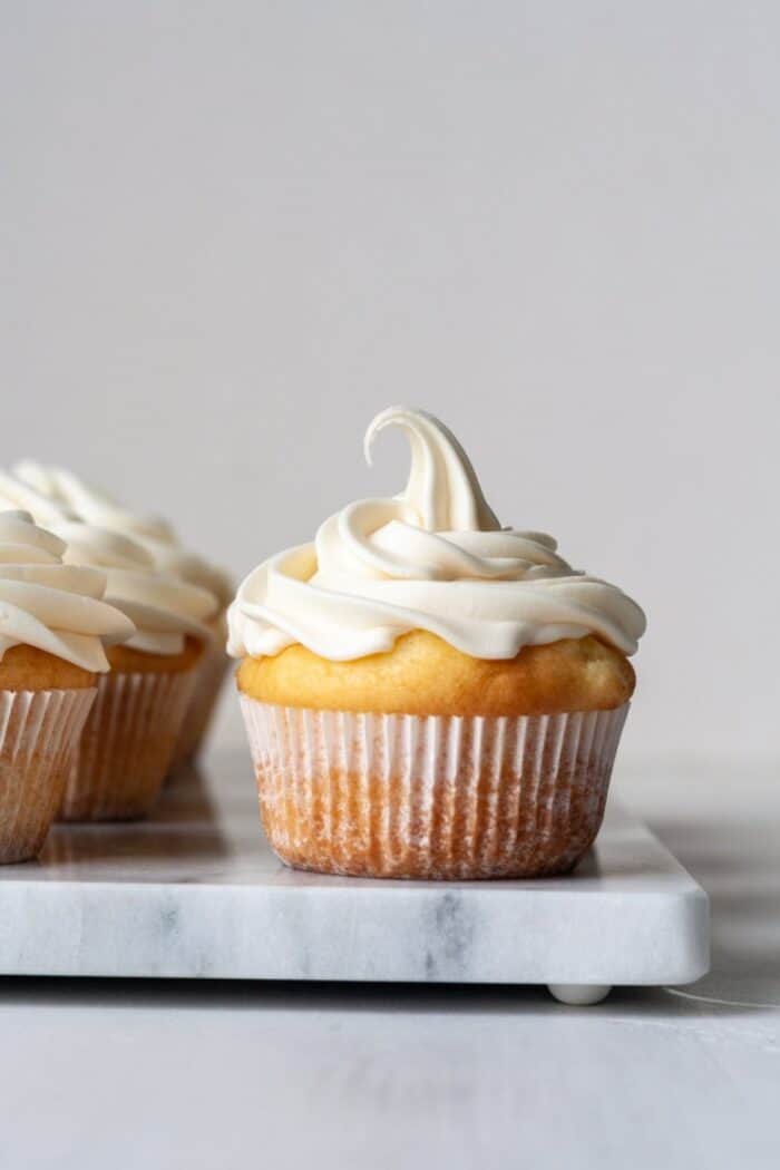 Paleo Nut-Free Vanilla Cupcakes: AIP Friendly & Grain-Free Flour Blend